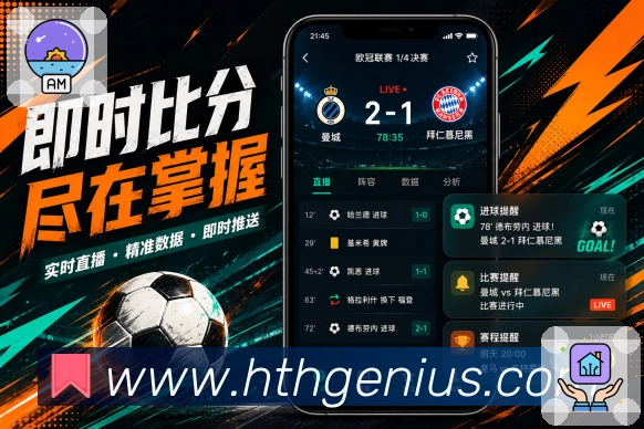 华体会App赛事体验闭环展示：发现赛事、关注提醒、实时追踪和赛后回顾